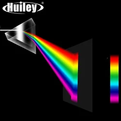 Prisme triangulaire verre optique Triple réfracteur de physique enseignement spectre de lumière enseignement éducatif enseignement 30x30x50mm enfants étudiant