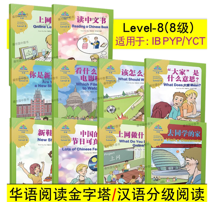 

Pyramid of Chinese reading pyramid of Chinese reading level 8 (set)