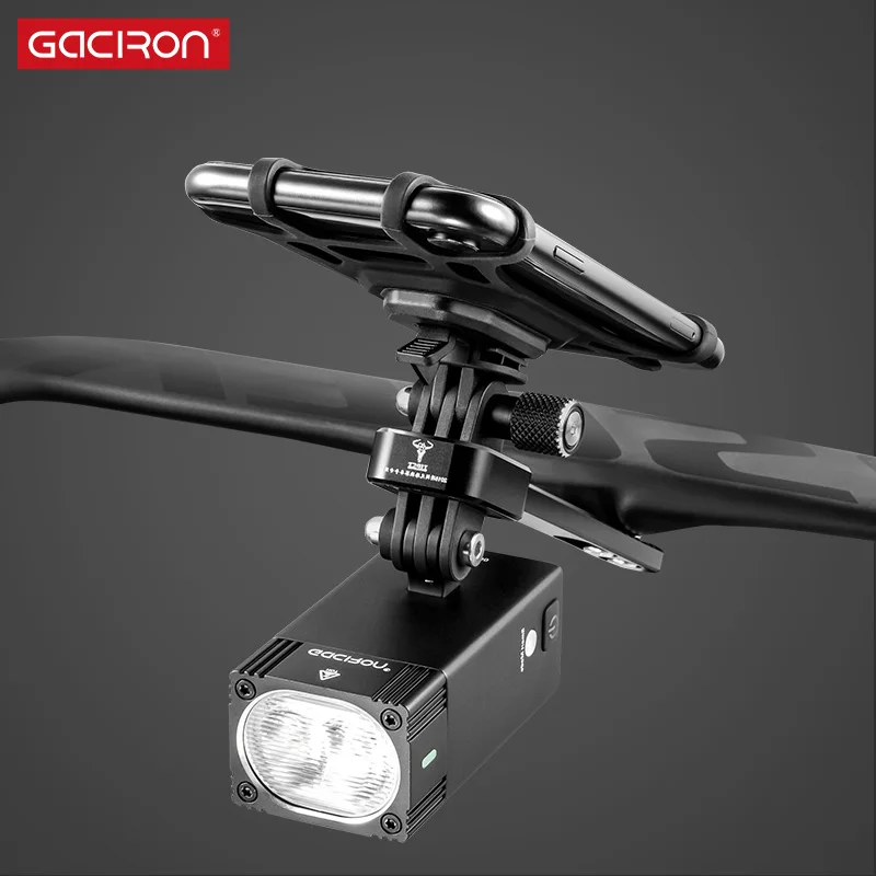 

GACIRON Light Bicycle Mount Bracket Aluminum alloy Multifunction Camera Bike Stopwatch Holder Adjustable Handlebar With Wrench