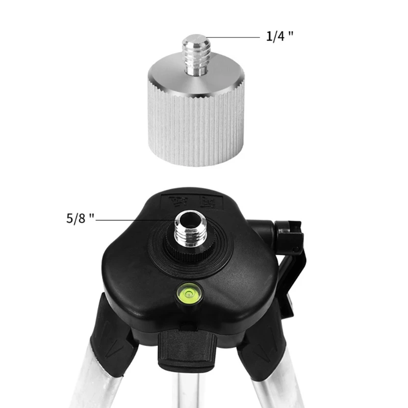 5/8 to 1/4 Adapter Female to male Screw for level-meter tripod