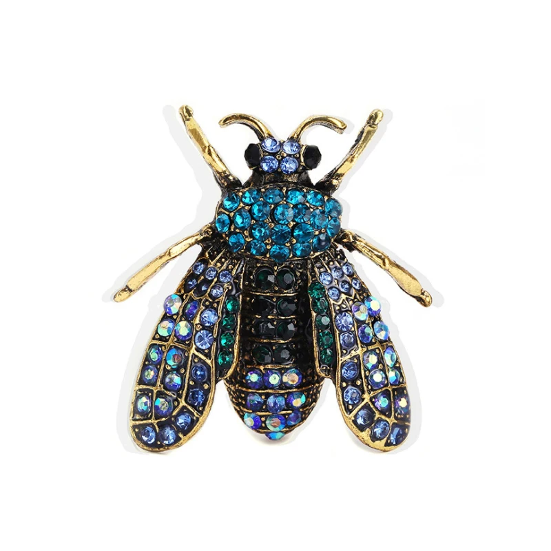 Broche à strass avec motif d'oiseau, bouteille numéro 5, pour fête de mariage, pour femme