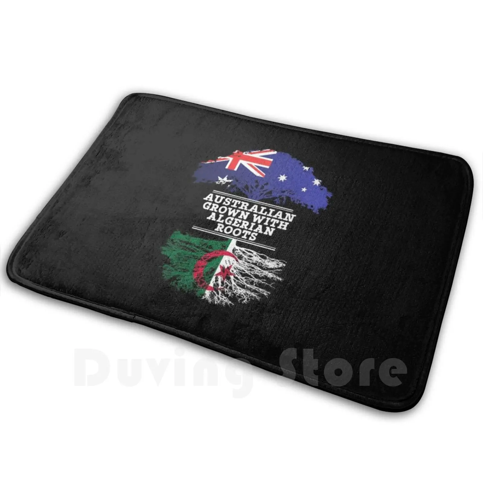 Australian Grown With Algerian-Gift For Algerian From Australia With Country From Algeria Funny Print Reusable