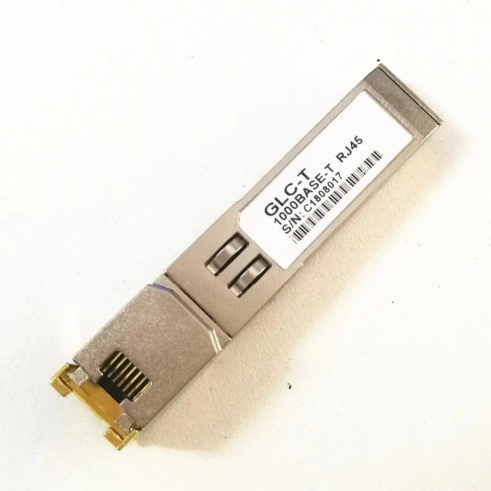 

GLC-T/ SFP-GE-T Compatible, Gigabit RJ45 Copper SFP, 1000Base-T Transceiver Module