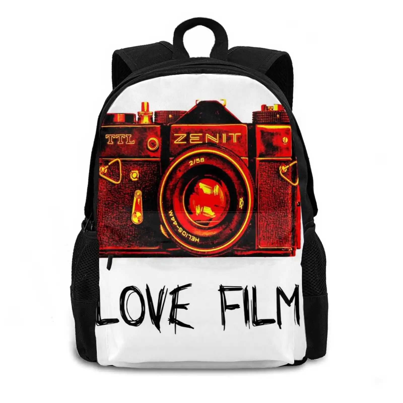 Analog Photography 35mm Film Vintage Love Film Travel Laptop Bagpack Fashion Bags Analog Photography 35mm Film Vintage 35mm 35