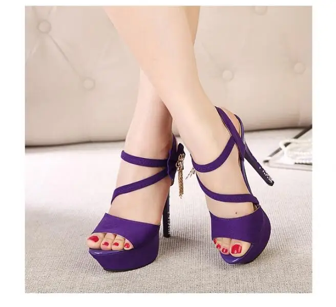 Women\'s sandals Breathable High heels stiletto platform summer shoes women Fish mouth Thin Heels Fashion Party ladies sandals