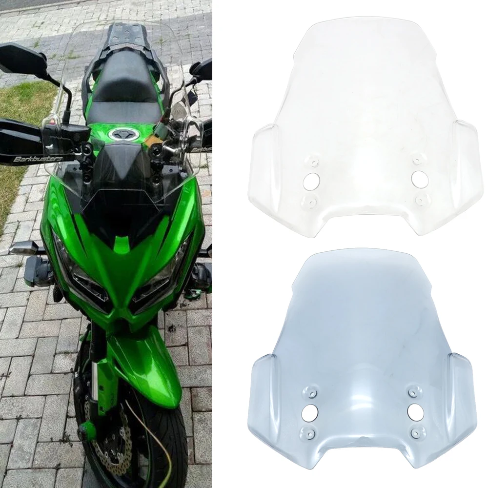 

Motorcycle Windshield Baffle Wind Deflectors Windscreen Protector for Kawasaki Versys 650 1000 LT 2015-2018 Versy 1000 2012-2014