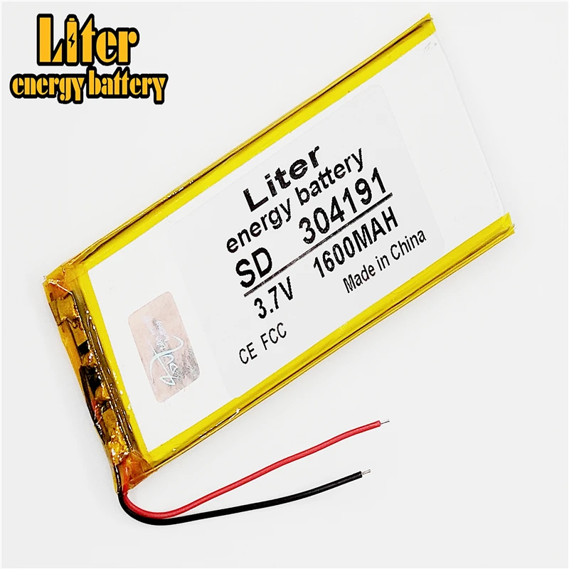 304191P 3.7V KEBE 1600MAH LI- ION POLYMER battery for china clone S6 S9600 MTK phone