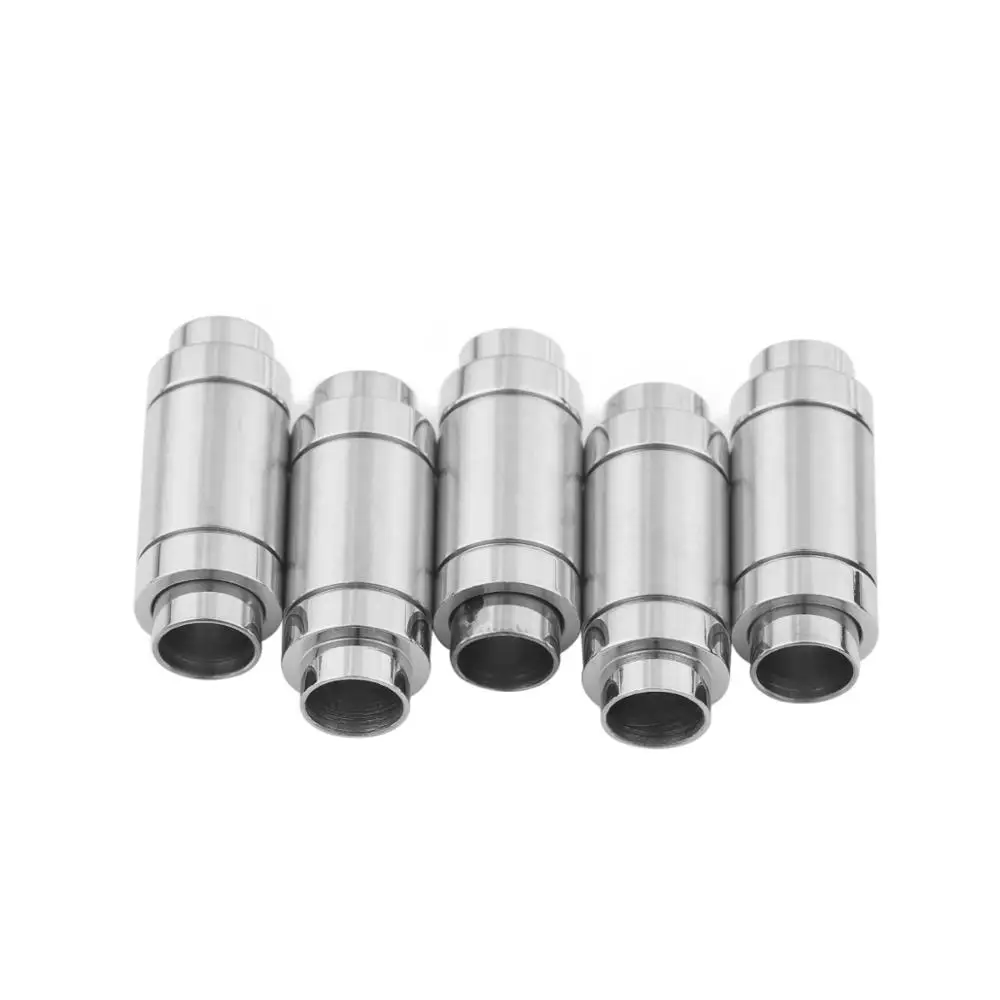 2pcs/lot 6x24mm Stainless Steel Magnetic Clasps Strong Magnetic Clasps For Bracelets Making Bracelets Connector Jewelry Making
