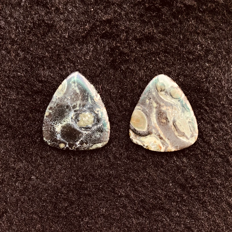 Wholesale 1pcs Natural Kambaba Jasper Beads Guitar Pick,Stone Crystal Guitar Pick,