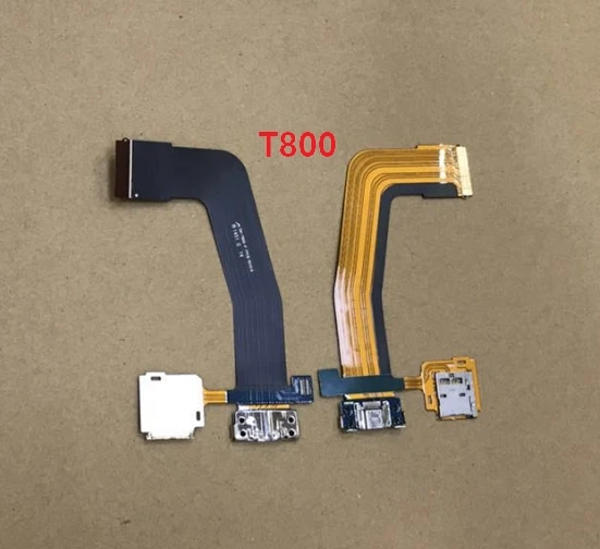 10Pcs Micro SD USB Charging Port Flex Cable For Samsung Galaxy Tab S 10.5 T800 T805 Charger Port Dock With SD Connector