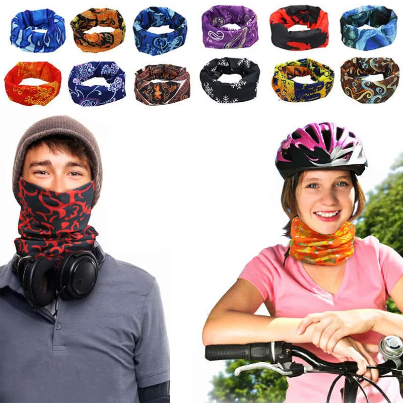 Cycling Riding Face Mask Cover Sun Proof Bicycle Bike Scarf Neckerchief Outdoor Sports Hiking Camping Headband