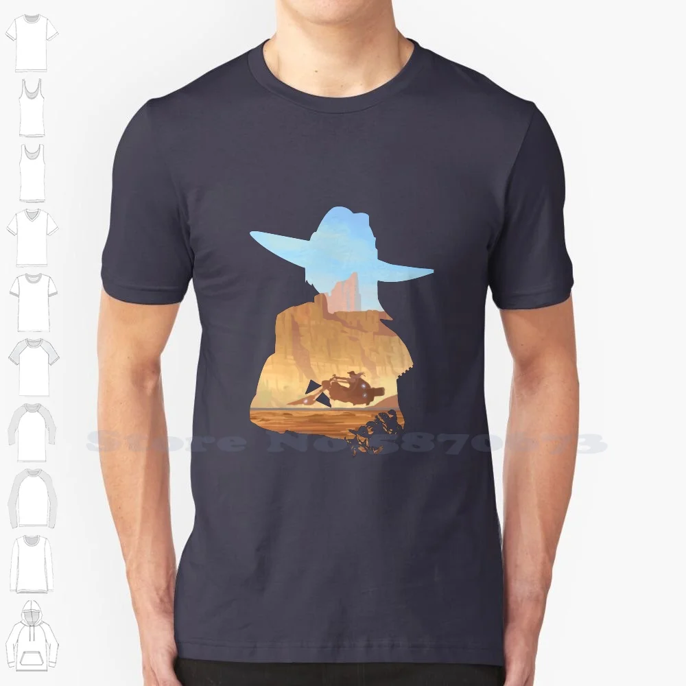 Route 66 Gang Leader 100% Pure Cotton T-Shirt Ashe Bob Deadlock Gang Route 66 Cowboy Cowgirl Mccree Silhouette Art