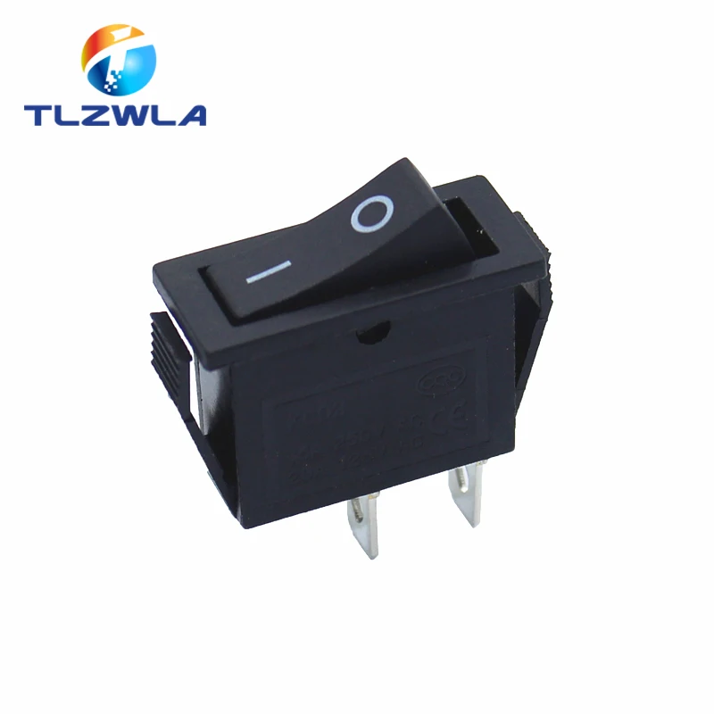 1 sztuk KCD3 przełącznik kołyskowy 15A 250 V/20A 125VAC 2 piny SPDT ON-OFF 2 pozycja czarny wyłącznik zasilania łodzi