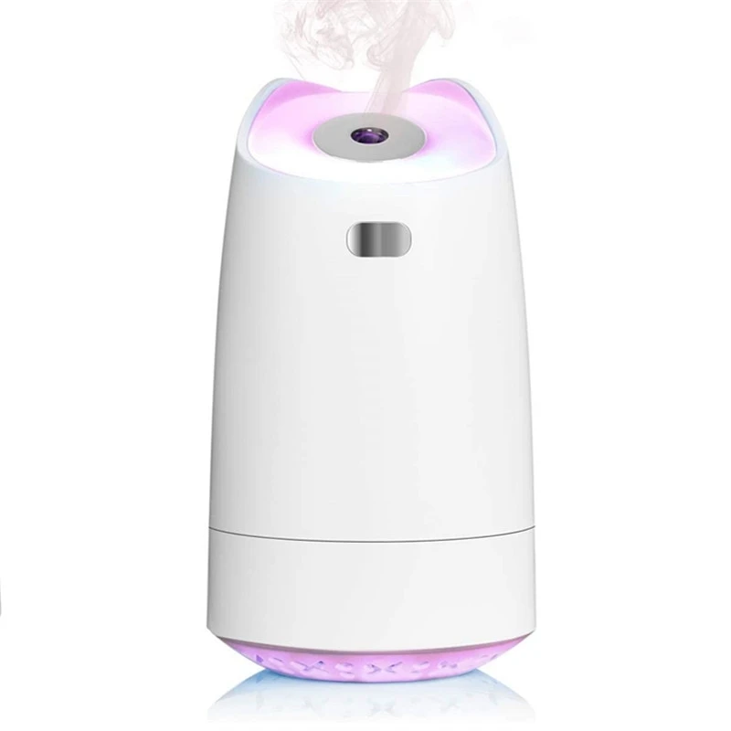 

USB Mini 280ml Portable Humidifier 7 Color LED Night Light Ultra-quiet Automatic Shut-Off For Home Bedroom Office Baby Room Car