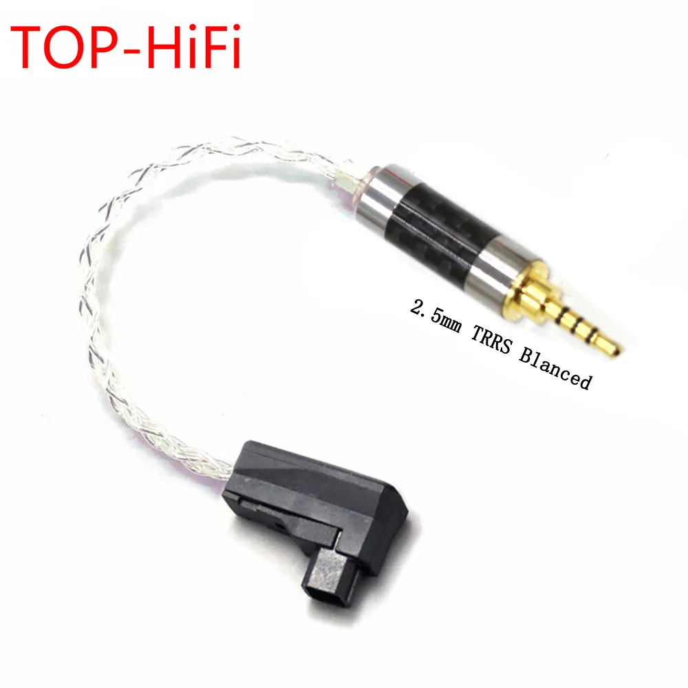 TOP-HiFi 4 Cores Silver Plated 4pin RSA/ALO Balanced to 2.5mm TRRS Balanced Male Audio Adapter Cable For SR71 SR71B RXMK3 SOLO