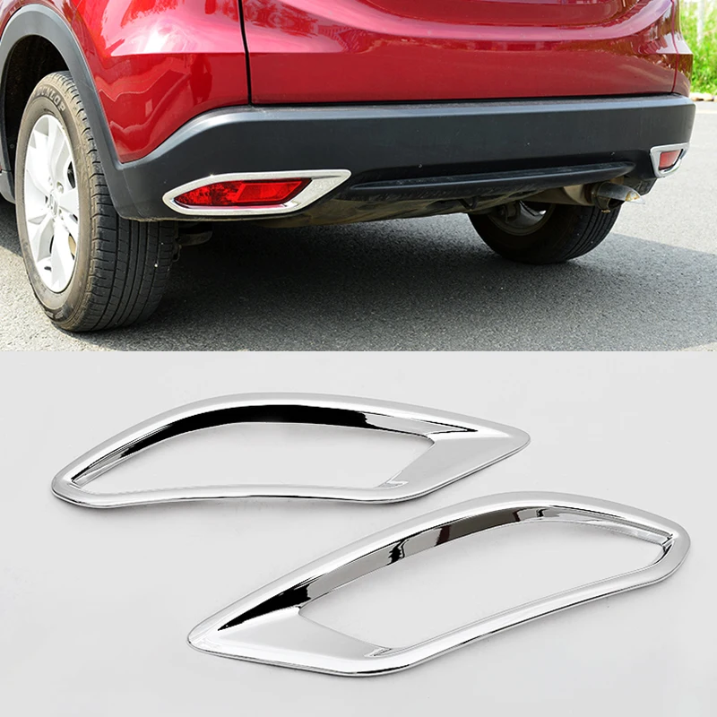 

Chrome Styling Car rear bumper fog reflex light cover trim molding lamp garnish For Honda Vezel HR-V HRV 2014-2019 Accessories