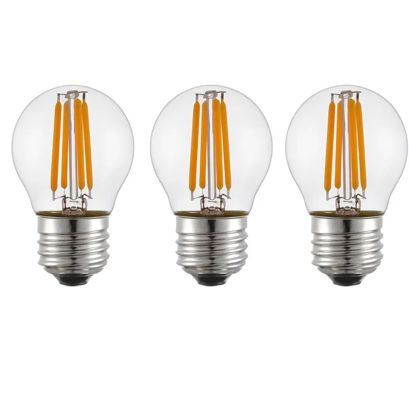 Dimmable LED Filament bulb G45 vintage lamp E14 LED E27 220v LED Globe 4W 8W 12W 16W Filament Edison LED Light Bulbs