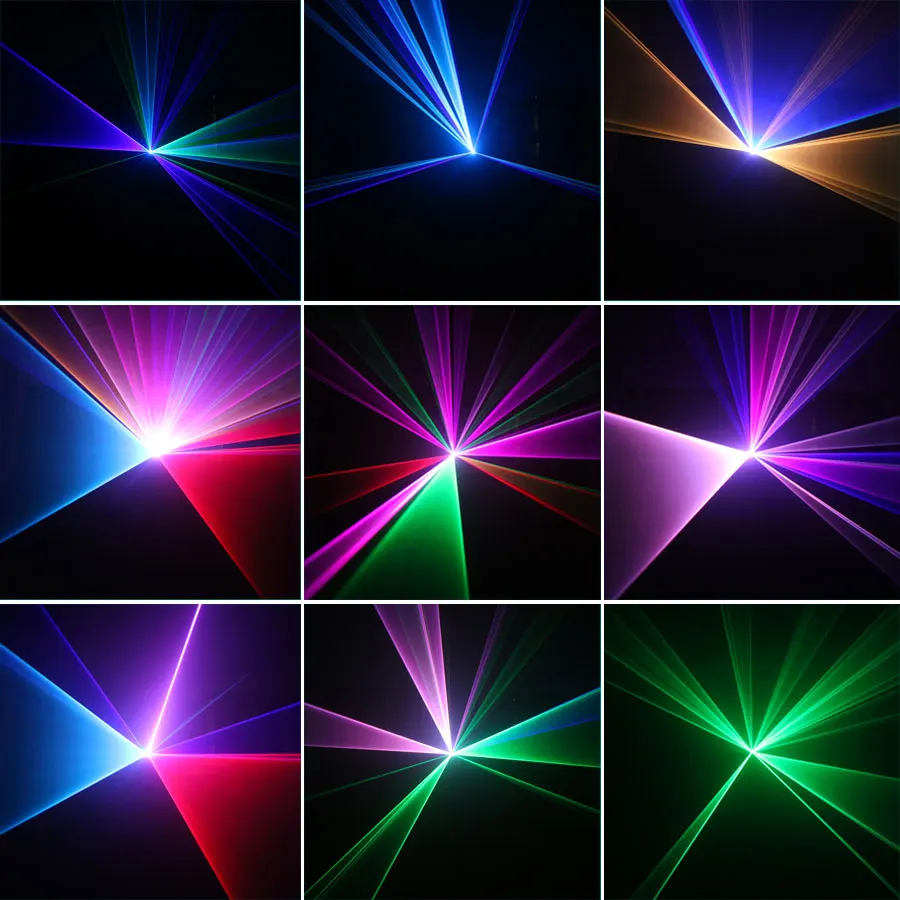 Imagem -03 - Eshiny App Animação Rgb Linhas Laser Feixe Palco Luz Projetor Dmx dj Dance Bar Professional System Show G1n8 500mw 1w 2w