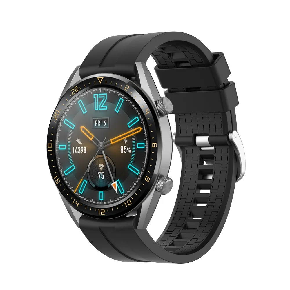 Silicone Watchband for Huawei GT 2 46mm smart watch bands Original Sport bracelet for Honor magic 2 46mm Wrist Strap Accessories