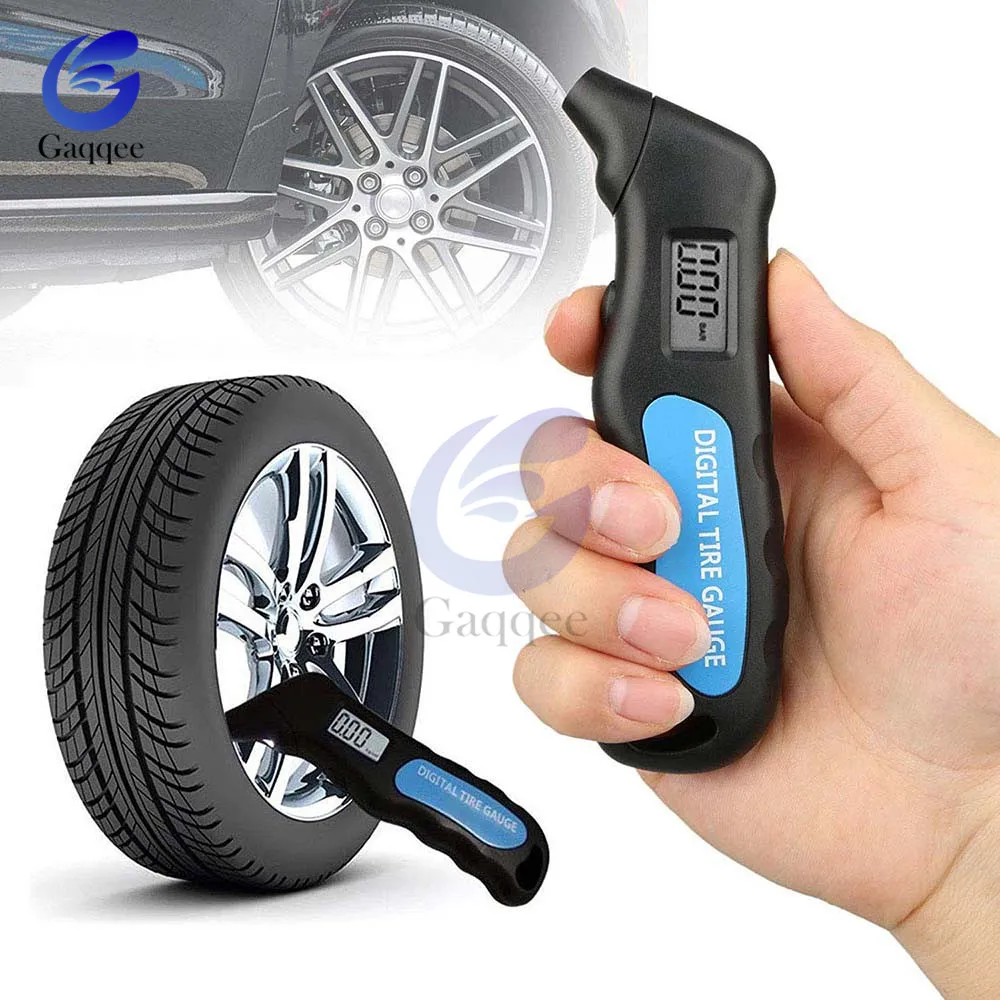 TH805 Digital Car Tire Tyre Air Pressure Gauge Meter LCD Display Manometer Barometers Tester for Car Truck Motorcycle Bike Test