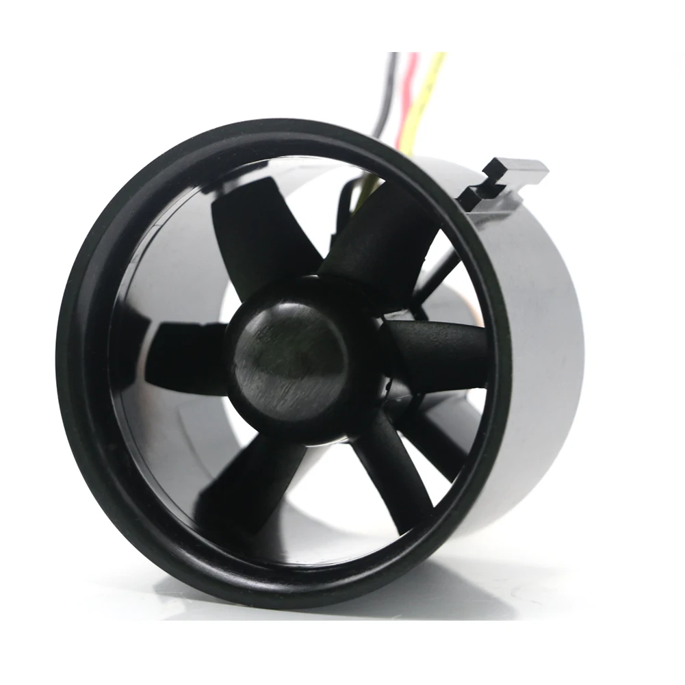 QX-MOTOR 70mm 6 Blades Ducted Fan EDF With 2822 3000KV Motor Brushless For RC Airplane Model Parts