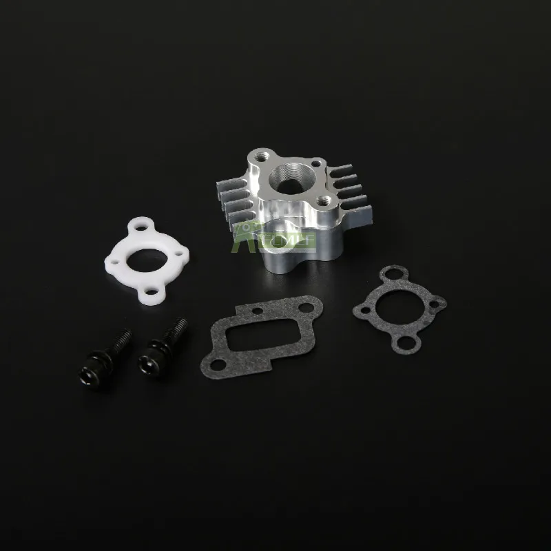 

CNC Aluminum Billet Intake Manifold for 32cc/36cc/45c Engine Zenoah Cy for 1/5 HPI ROVAN KM BAJA 5B 5T Losi 5ive-T