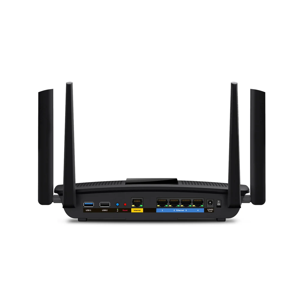 LINKSYS EA8100 v2 AC2600 Max-Stream MU-MIMO Gigabit Smart Wi-Fi 5 Router, dwuzakresowy do 2,6 Gb/s prędkości Wi-Fi, 15+ urządzeń