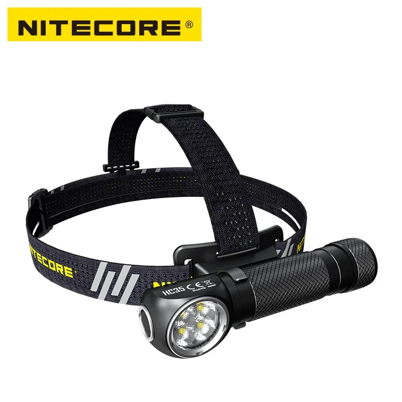 NITECORE HC35 Micro-USB charging headlamp  2700 Lumens for Outdoor/Camping