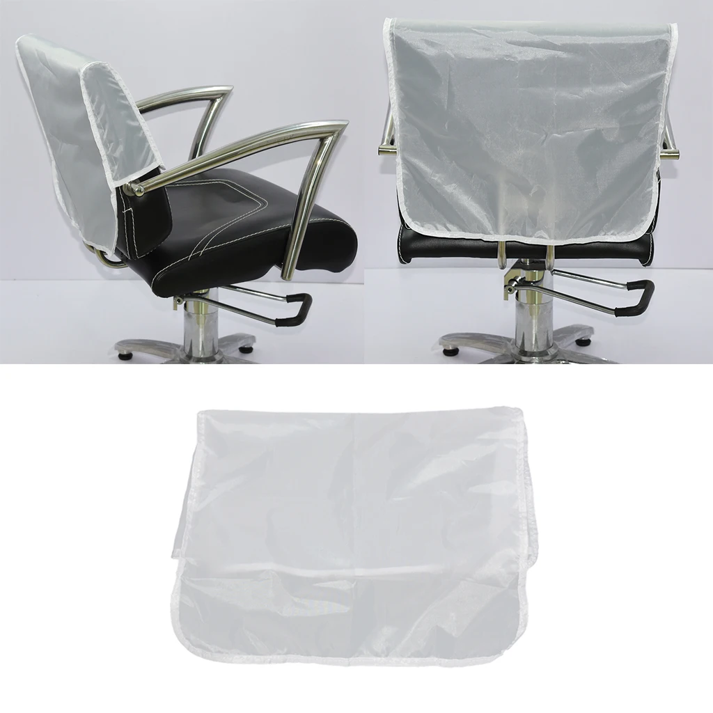 Professional Salon Baber Hairdressing Chair Back Covers Clear Black 19\' Salon Chair Plastic Covers Shampoo Protectors