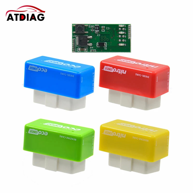 

Новейший Nitro OBD2 Eco OBD2 Экономия 15% Топливный чип Тюнинговый блок NitroOBD2 для дизельного бензобака Автомобильный Plug &Driver