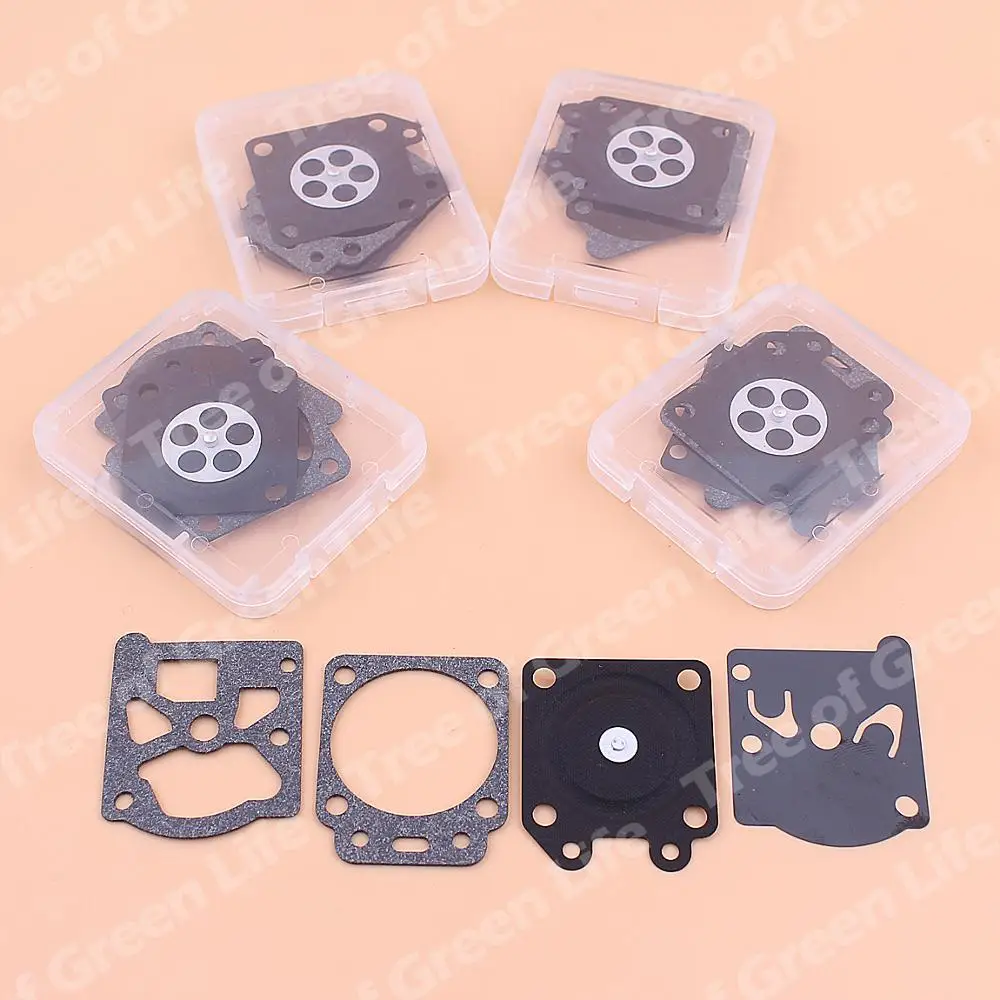 5 unids/lote Kit de reconstrucción de diafragma de reparación de carburador para Makita DCS341 DCS401 Walbro K20-WAT Carb
