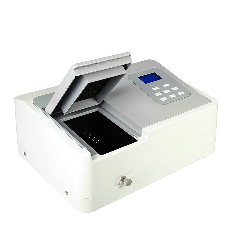 Single Beam Spectrophotometer SP-V1000 Wavelength 325~1000nm Tungsten Lamp Spectral Bandwidth 4.0nm Come with 4pcs Cuvettes