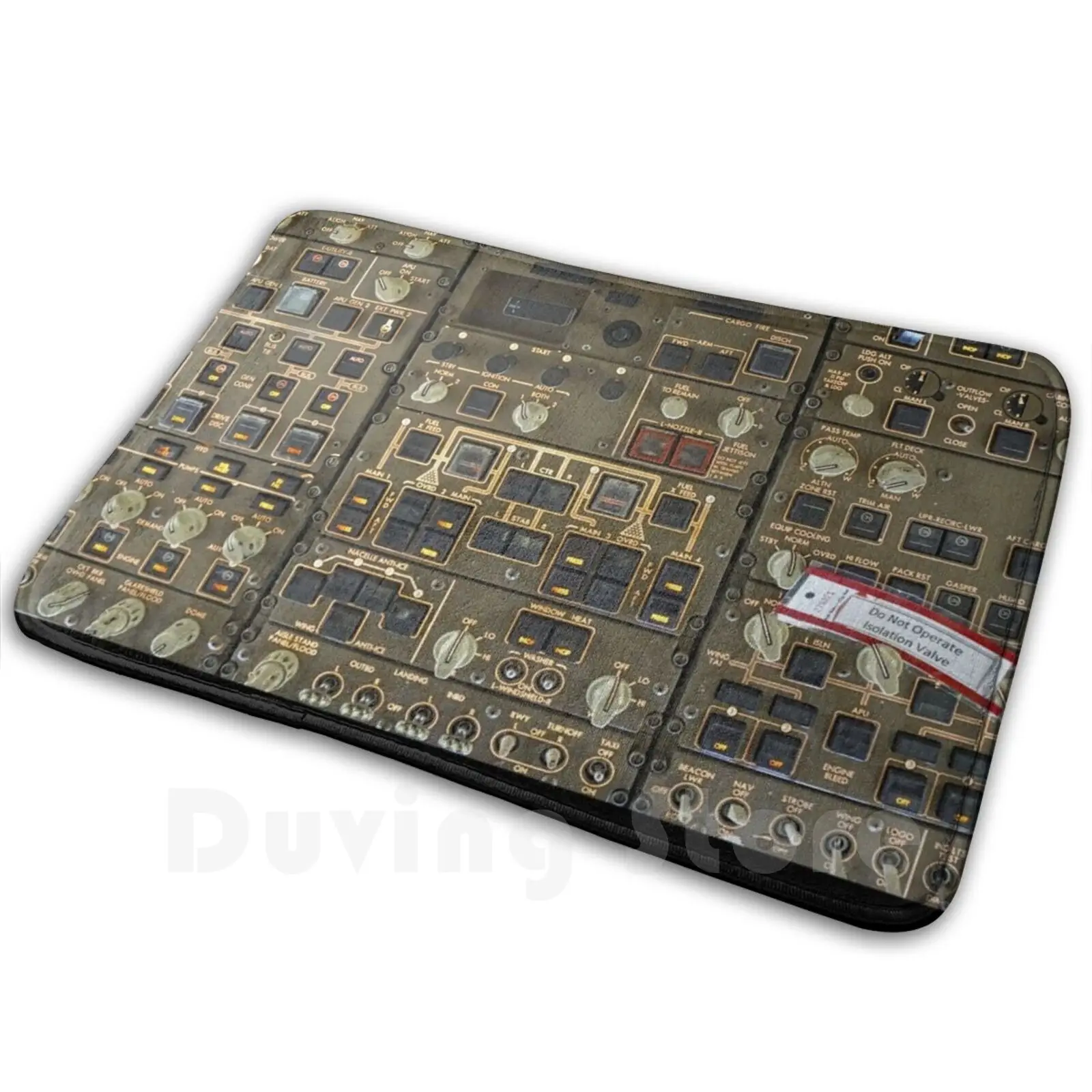 Boeing 747 Overhead Panel Cockpit Carpet Mat Rug Cushion Soft 747 Boeing 737 Airbus Aviation Pilot 777 Airplane Flying