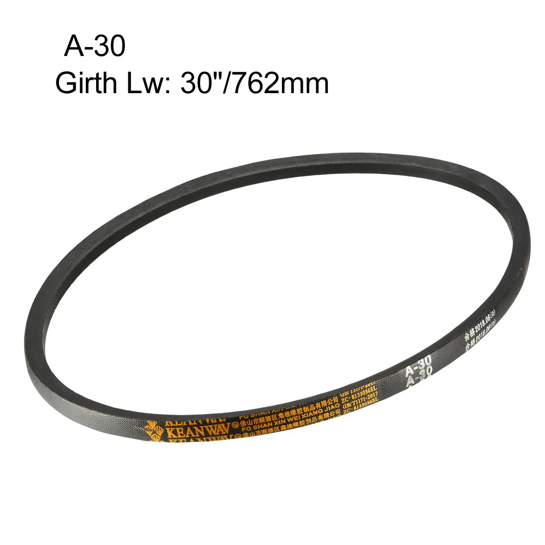 Uxcell A30-A42 Drive V-Belt Girth 30 Inch-42 Inch Industrial Power Rubber Transmission Belt