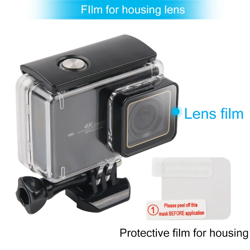 Screen Protective Film Protection Cover For Xiaomi Xiaoyi 2 II YI 4K Plus 4K+ Action Sport Camera Tempered Glass Protector