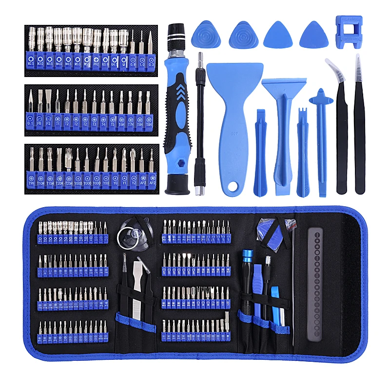 JUNEFOR Screwdriver Set Hand Tools Multitool Magnetic Screw Driver Kit Bits Precision Screwdriver Set Mobile Phone Repair Tools