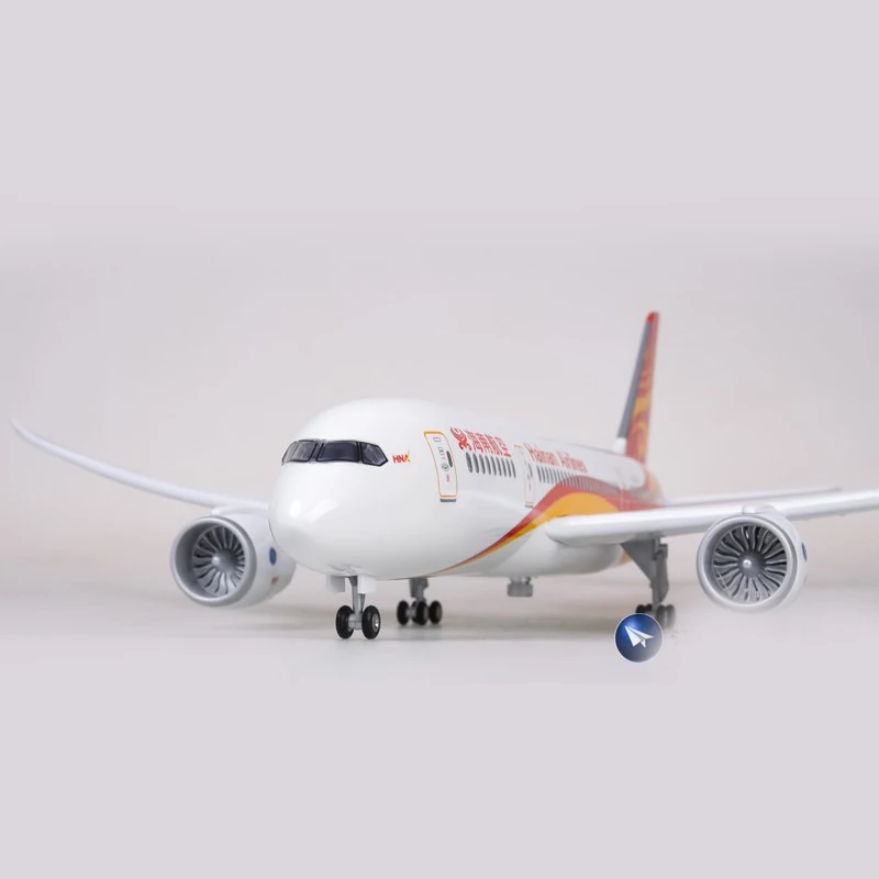 JASON TUTU 43cm Harz Diecast 1:130 skala China Hainan Boeing B787 Flugzeug Modell Flugzeug Modell Flugzeug mit Licht & Rad Flugzeuge