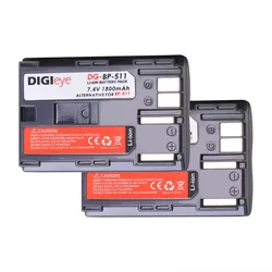 1800mAh BP-511 BP-511A baterie dla Canon EOS 5D 10D 20D 30D 40D 50D 300D PowerShot G1 G2 G3 G5 G6 aparat cyfrowy