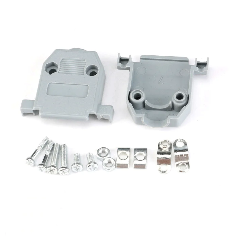 

10PCS/LOT DB15 Plastic Shell DB15 Shell DB15 Serial Shell Molded DB15 Case