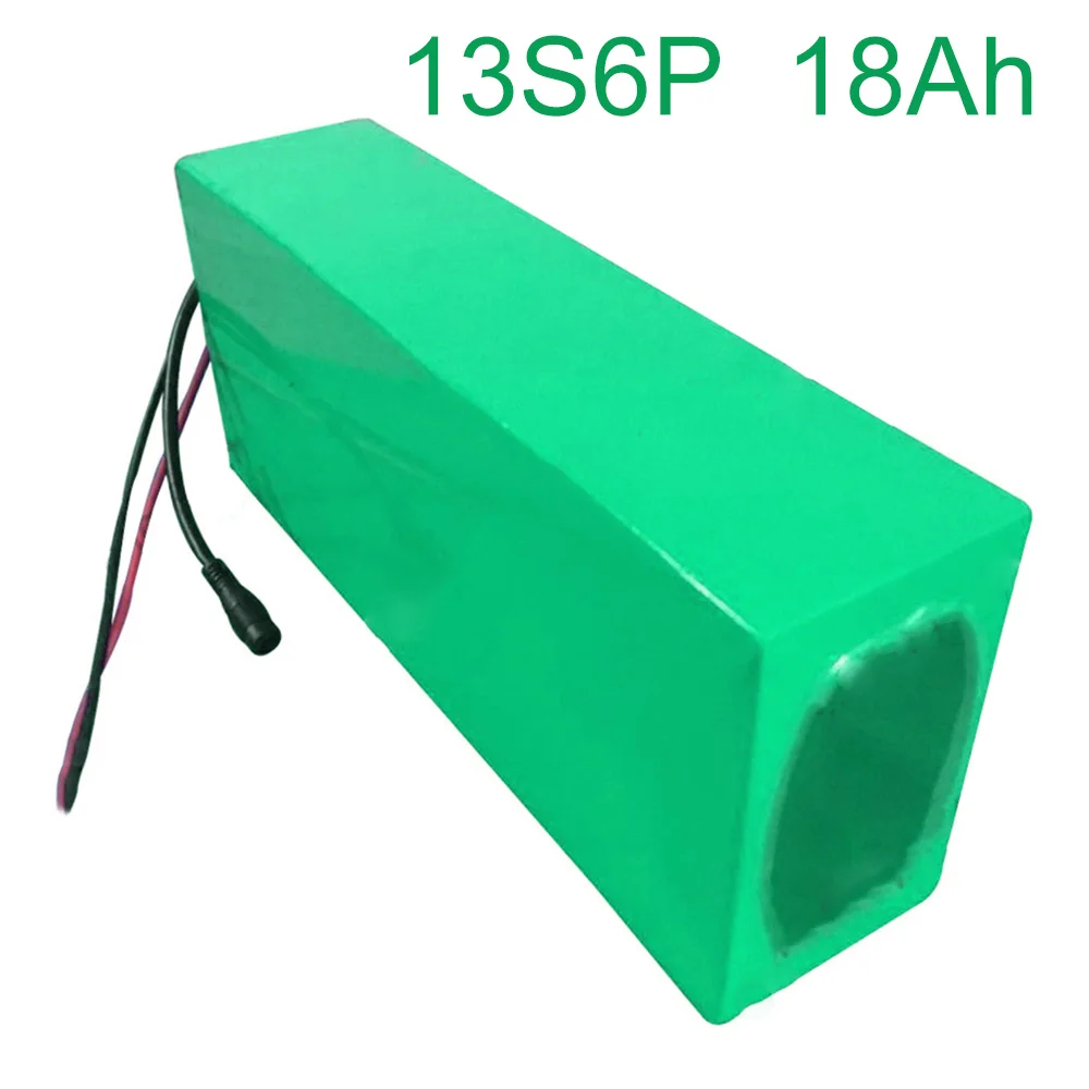 48V 18Ah 13S6P 18650 Li-ion Battery Pack E-Bike Ebike electric bicycle  250*135*70mm Accept customization