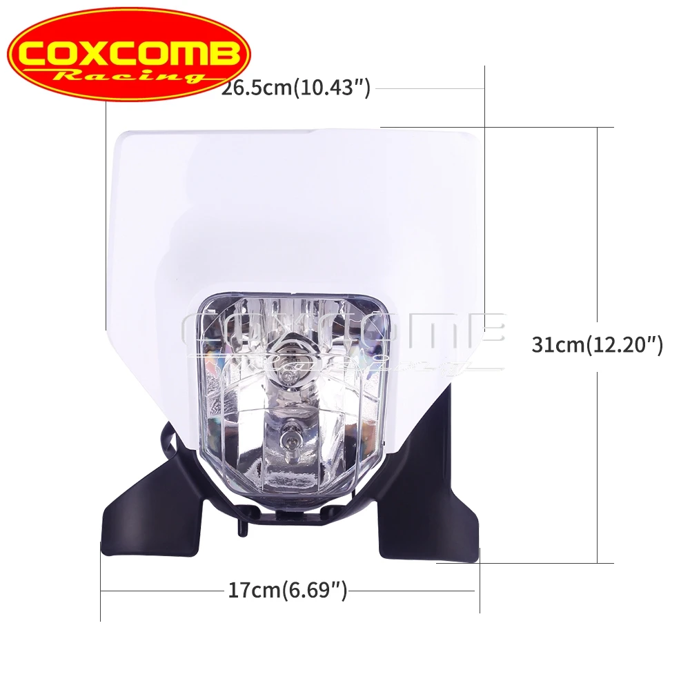 For Husqvarna TE250i TE300i TE150i Dual Sport Enduro Headlight Front Lighting Mask Housing FE250 FE350 FE450 FE501 501S TE FE TC