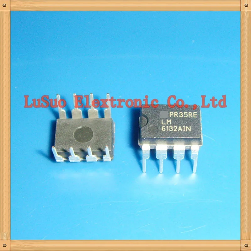 10PCS LM6132AIN 6132AIN LM6132 DIP-8 새로운 원본