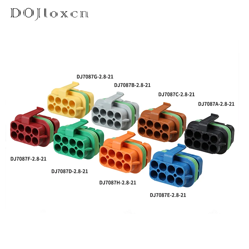 

1 Set Delphi 8 Pin 32006-TP2 2.8mm Connector Plastic Housing Plug Electric Wiring Harness Cable Plug（Multiple Slots Forms)