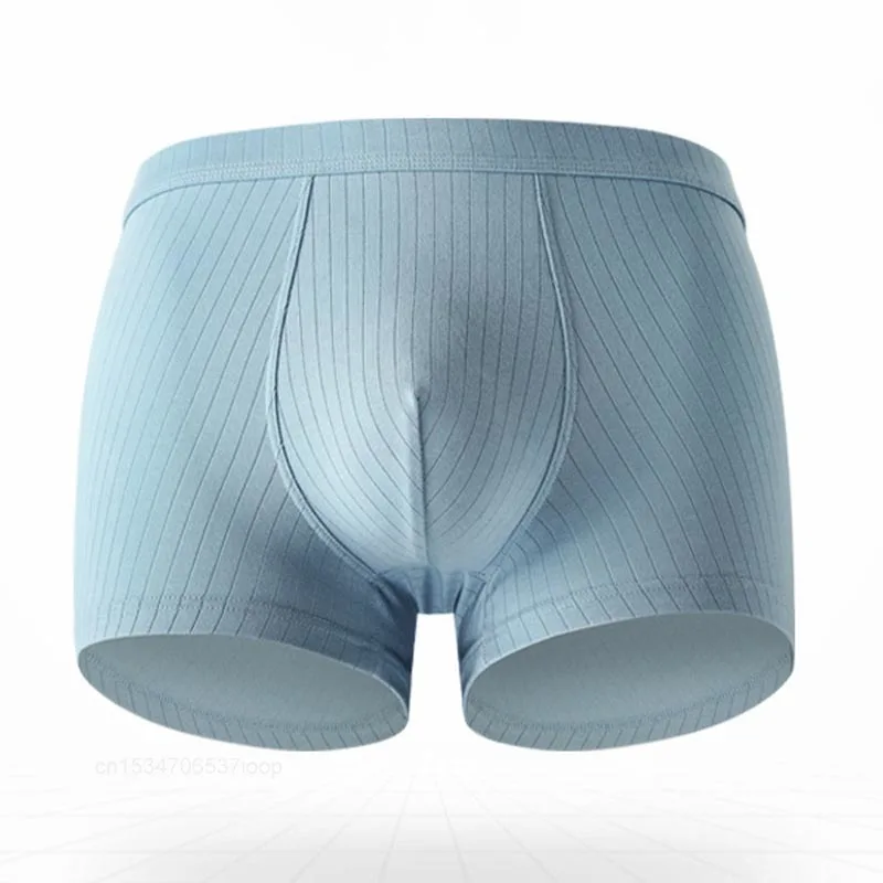 شاومي الرجال الملاكم السراويل الرجال الملاكم الملابس الداخلية لينة boxershort القطن مخطط السروال ثلاثية الأبعاد الحقيبة تنفس السراويل الذكور سر...