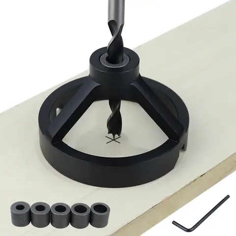 Vertical Drill Guide for Pocket Holes and Woodworking 9USEMACHINE
