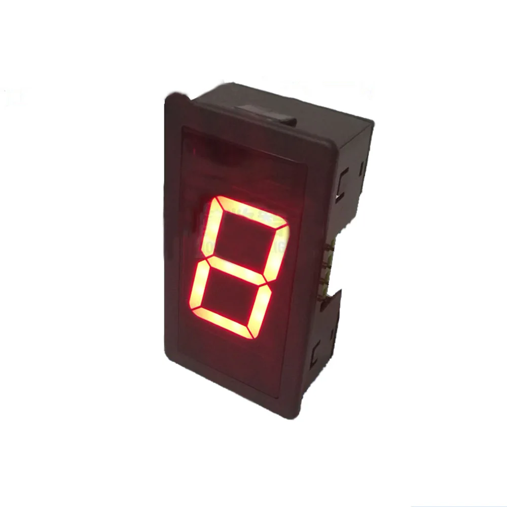 Taidacent RS485 Serial Digital LED meter Digital LED Number Display Module PLC Communication MODBUS-RTU 1 Digit LED Display