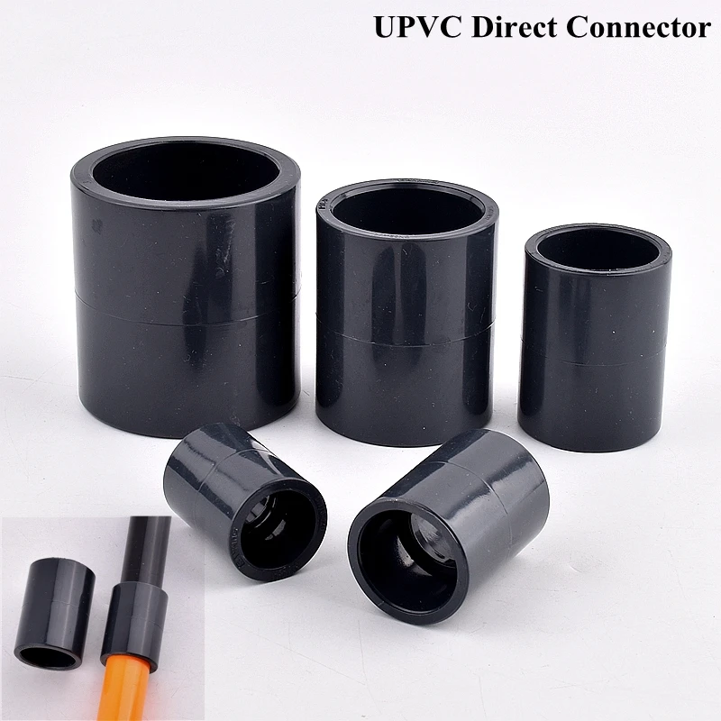 20/25/32/40/50mm UPVC Pipe Straight Connector Garden Watering Irrigation Water Pipe Quick Joint Aquarium Fish Tank Tube Fittings