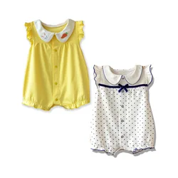 New summer girls romper baby clothes little girls clothing toddler girls flowers dress style baby rompers new born baby clothes