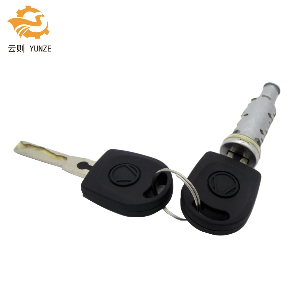 1PC LOCK BARREL WITH 2 KEYS FIT FOR VW GOLF 4 IV MK4 A6 SKODA FABIA POLO 9N SEAT PASSAT FOR LEFT RIGHT SIDE