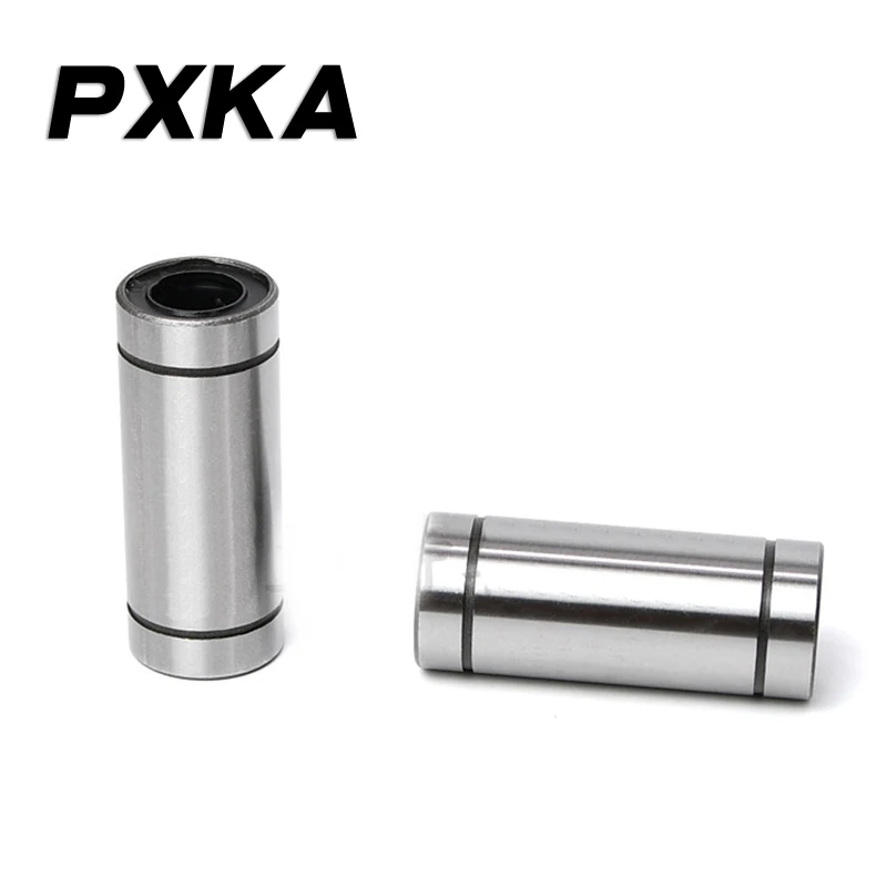 

2pcs high quality optical axis linear motion bearing lengthened LM6 8 10 12 16 20 25 30 35 40 50 LUU